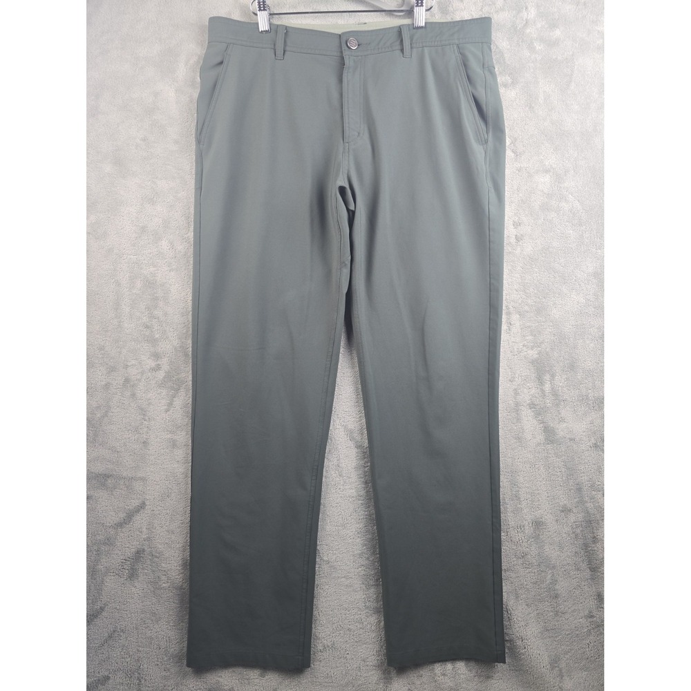 FREE FLY Pants Mens 36x32 Green Tradewind Stretch Lightweight Tech Golf Casual